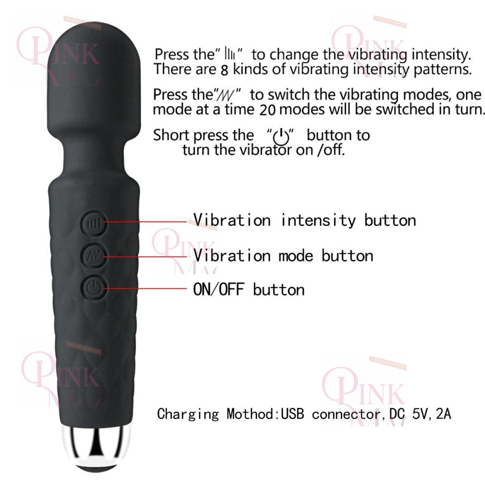 Pink Magic - Estimulador Vibratorio Recargable